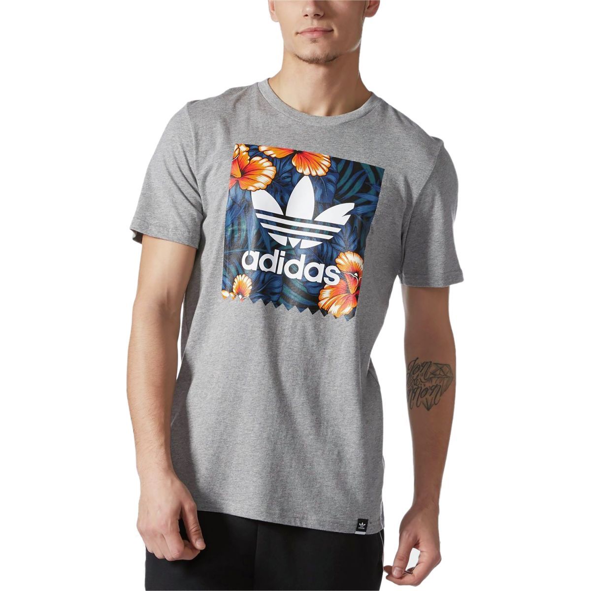 Adidas Sweet Leaf Blackbird Logo T-Shirt - Men
