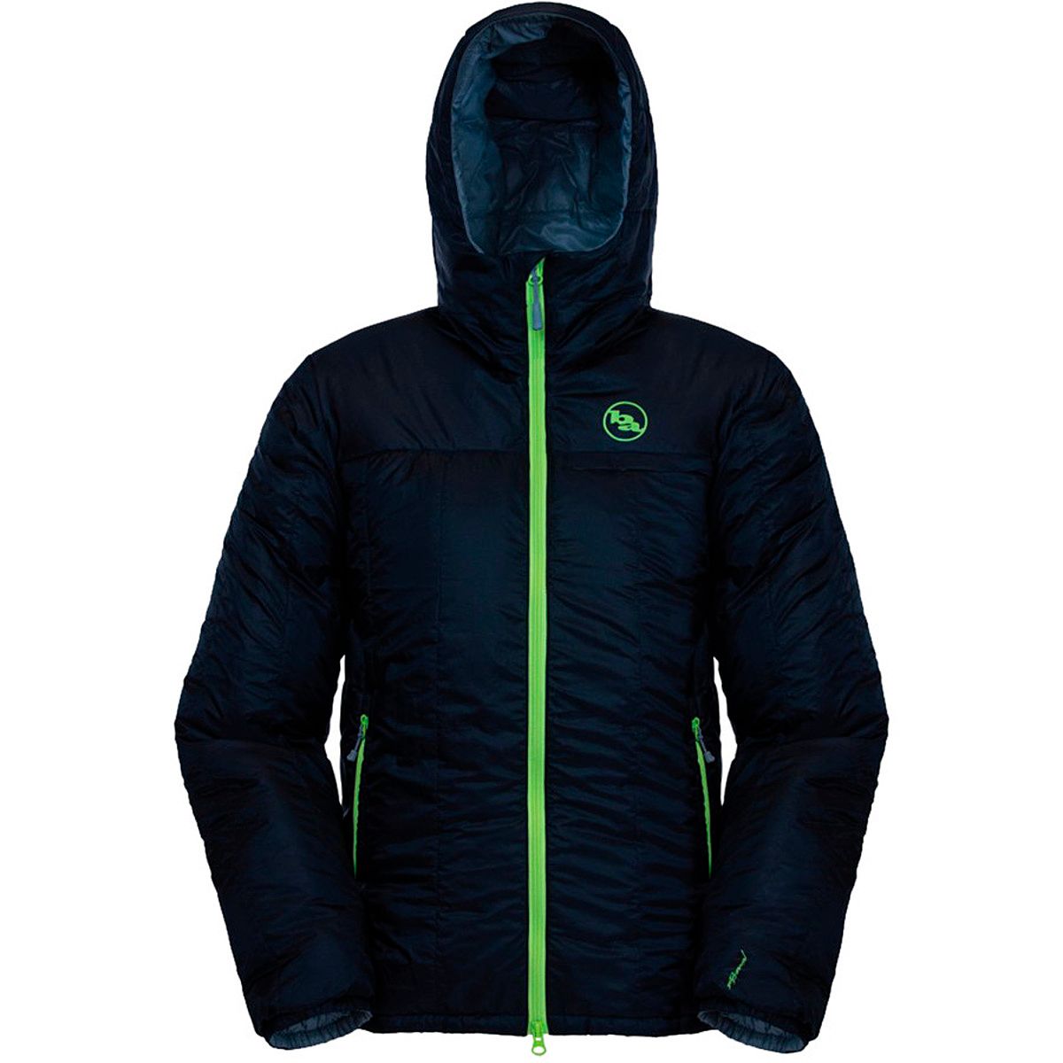 Men's Clothing-Big Agnes Dunkley Belay Insulated Jacket Men's Black Cool Grey, L