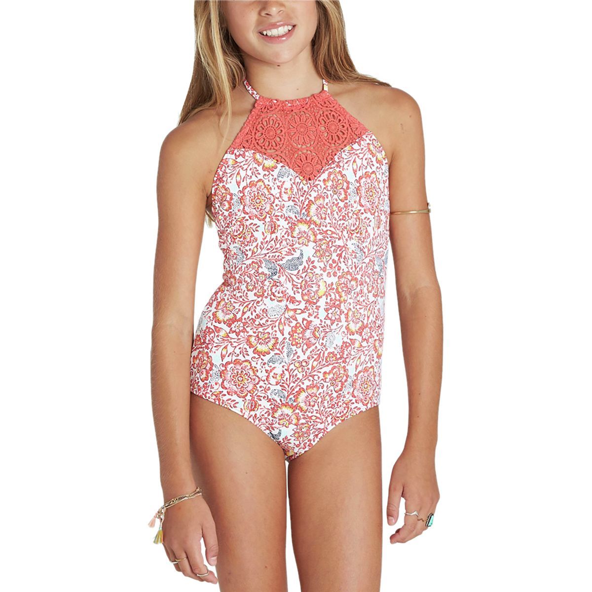 Billabong Sea Side One-Piece Swimsuit - Girls