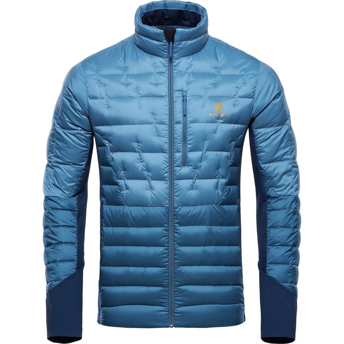 black light down jacket