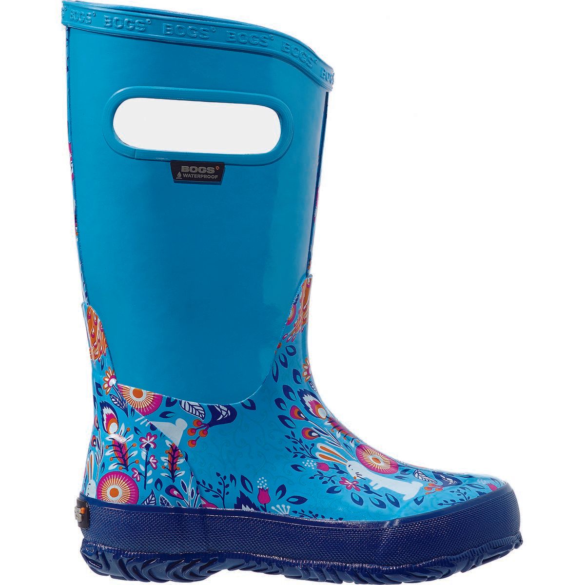 Bogs Kids Blue Rains BOOTS Forest Waterproof Durable Anti Slip Trendy 