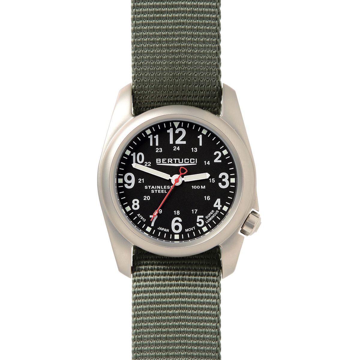 Bertucci Watches A-2S Field Watch Black\/Drab, One Size