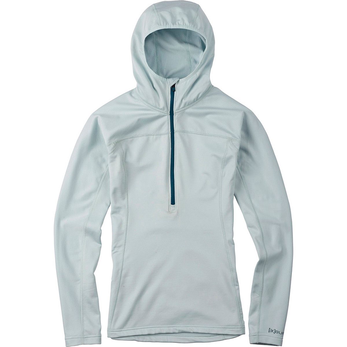 Burton AK Grid Zip Hooded Fleece Jacket - Womens Breezy, L - Burton AK