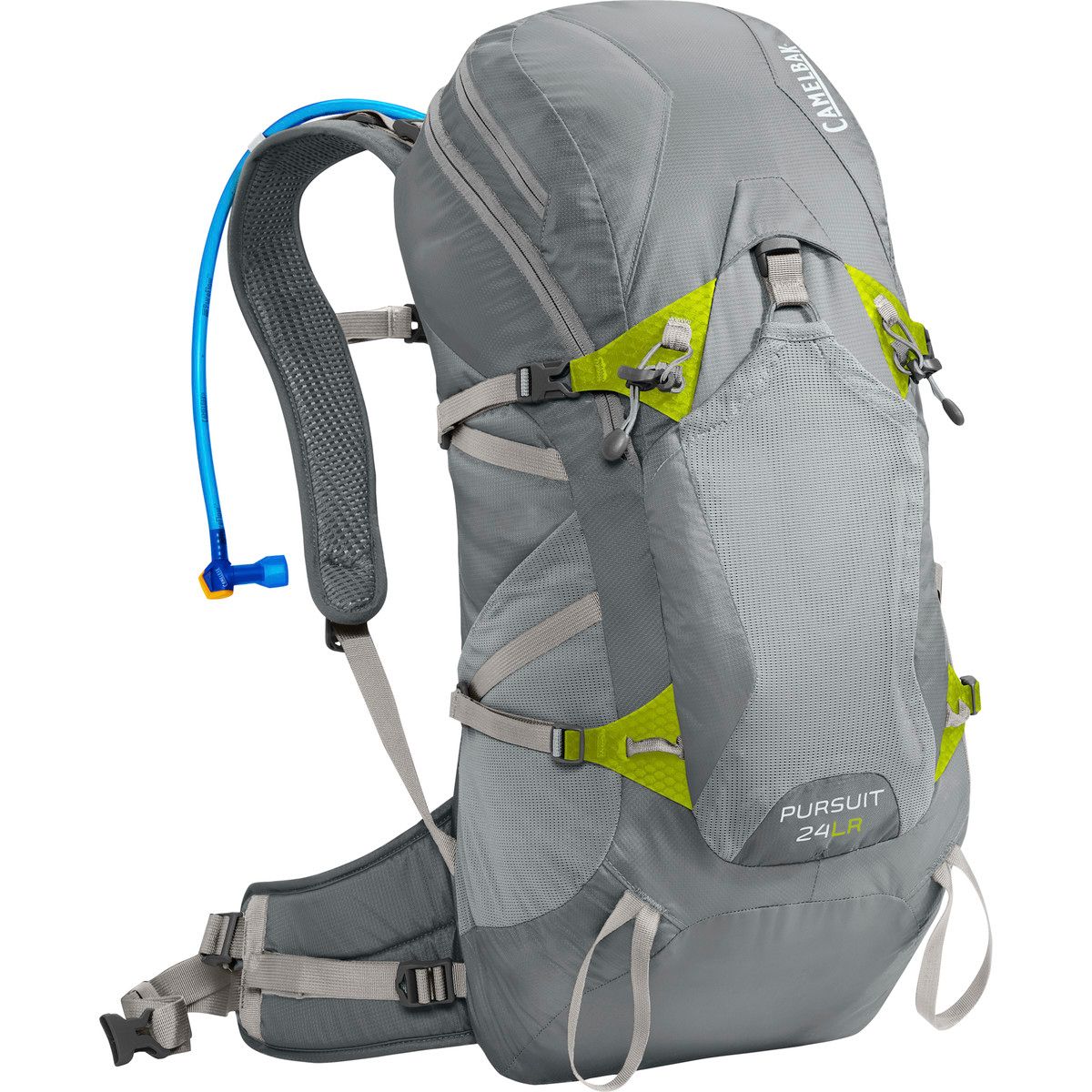 CamelBak Pursuit 24 LR Backpack - 1465cu in Gunmetal/Lime Punch, One Size