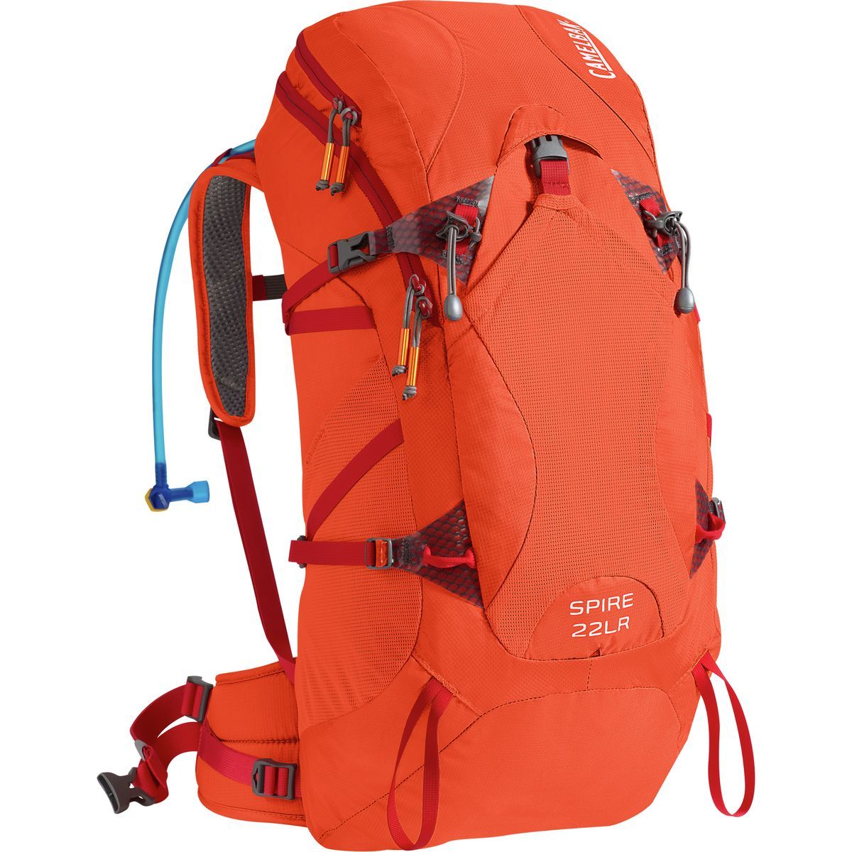 CamelBak Spire 22 LR Backpack - 1340cu in Cherry Tomato/Samba, One Size