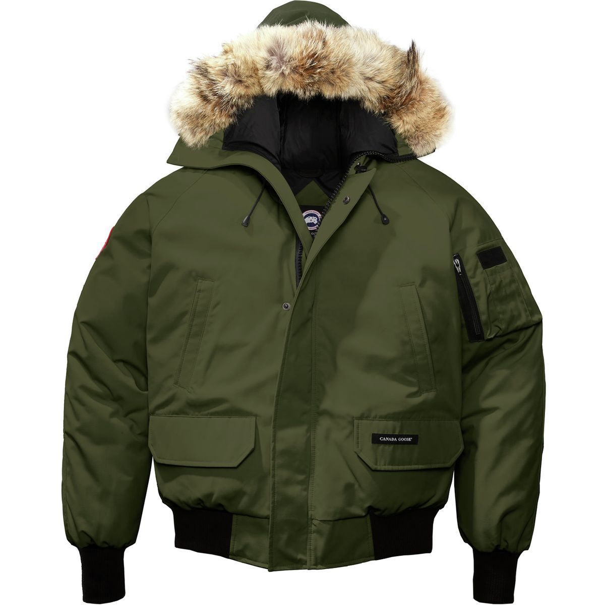 Canada Goose Chilliwack Bomber Down Parka Men's Military Green, L 594.95