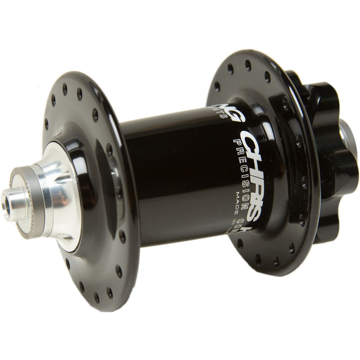 Chris King ISO Disc Front Hub - 9mm QR Black, 32hole, 100mm/9mm QR