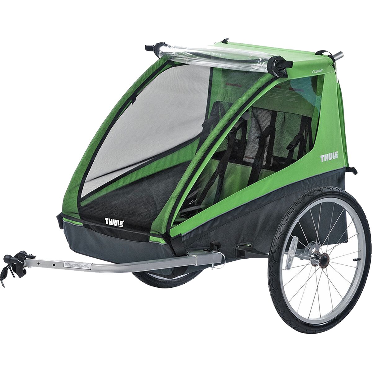 Thule Chariot Cadence 2 with Bicycle Trailer Kit Cycle Green