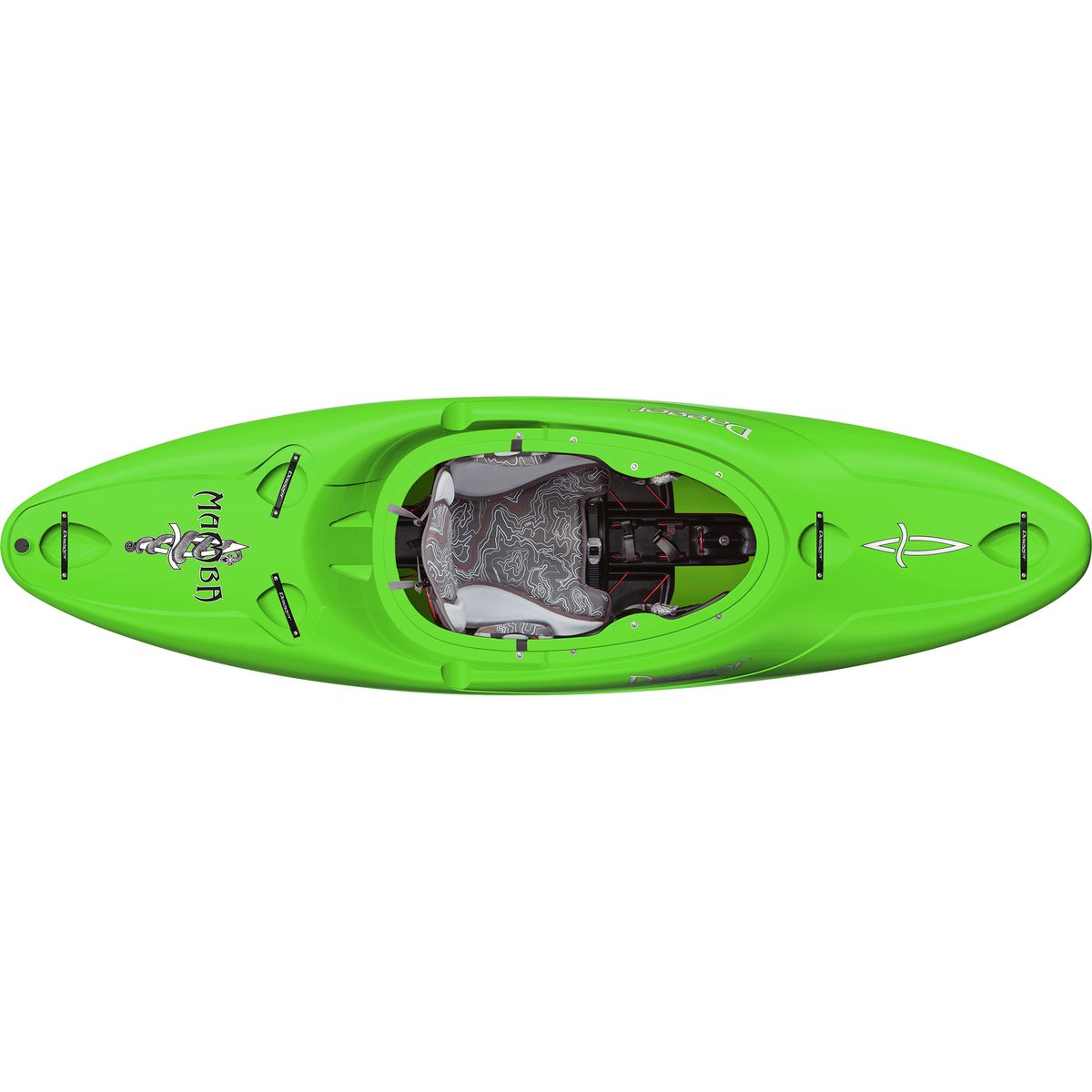Color:Lime:Dagger Mamba Creeker 8.1 Kayak