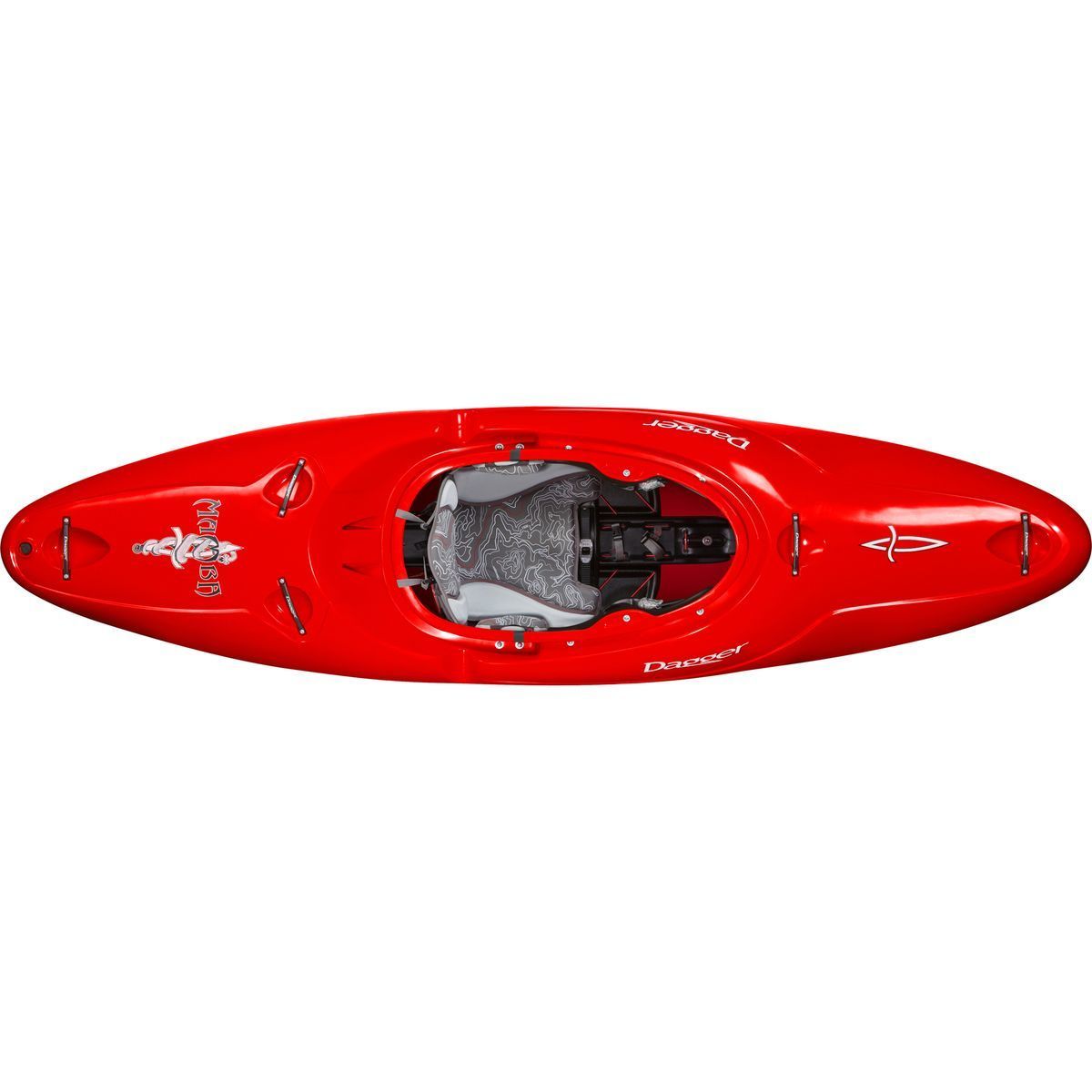 Color:Red:Dagger Mamba Creeker 8.6 Kayak