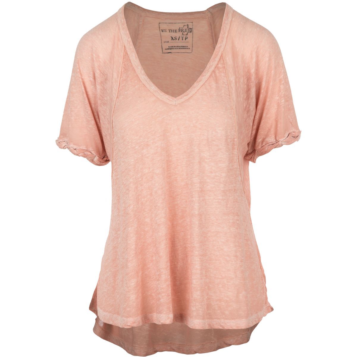 Free People Tri Blend Burnout Free Falling T-Shirt - Short-Sleeve - Women