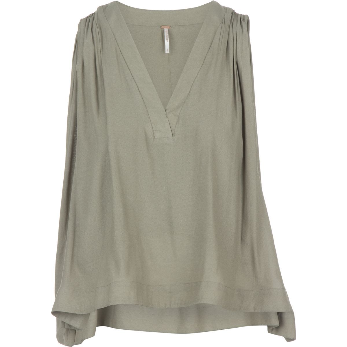Free People Darcy Super V Cap Solid Tank Top - Women