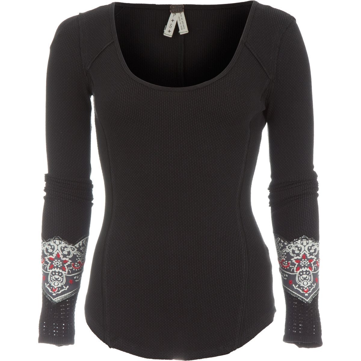 Free People Bandana Cuff Top - Long-Sleeve - Women