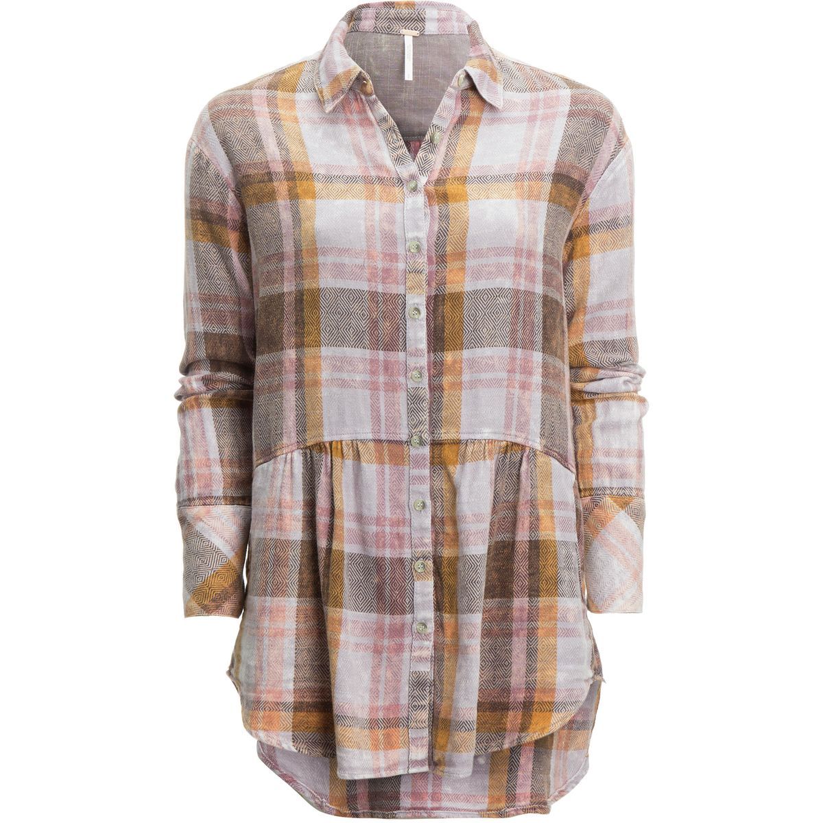 Free People Easy Street Plaid Shirt - Long-Sleeve - Women