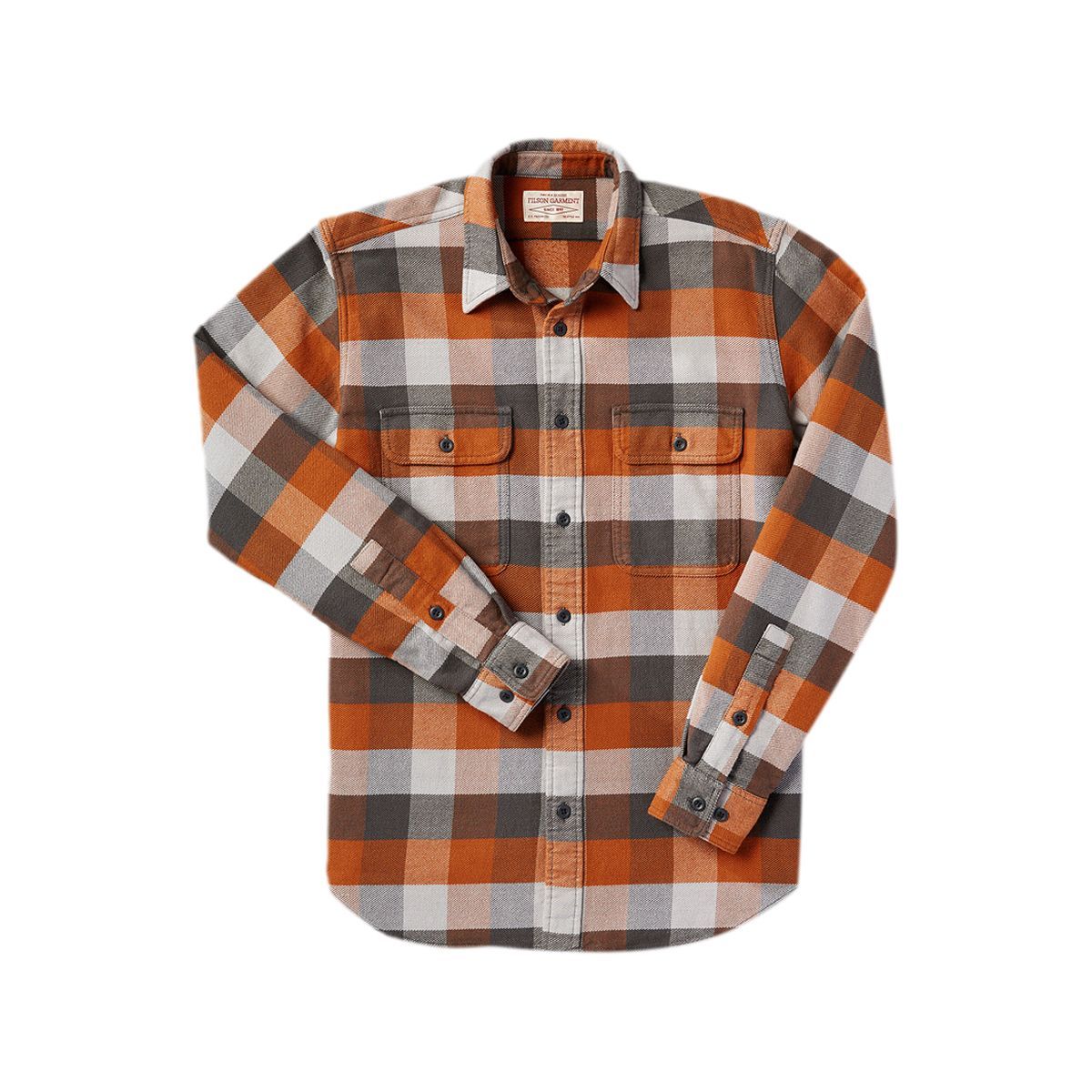 Filson Vintage Flannel Work Shirt LongSleeve Men's eBay