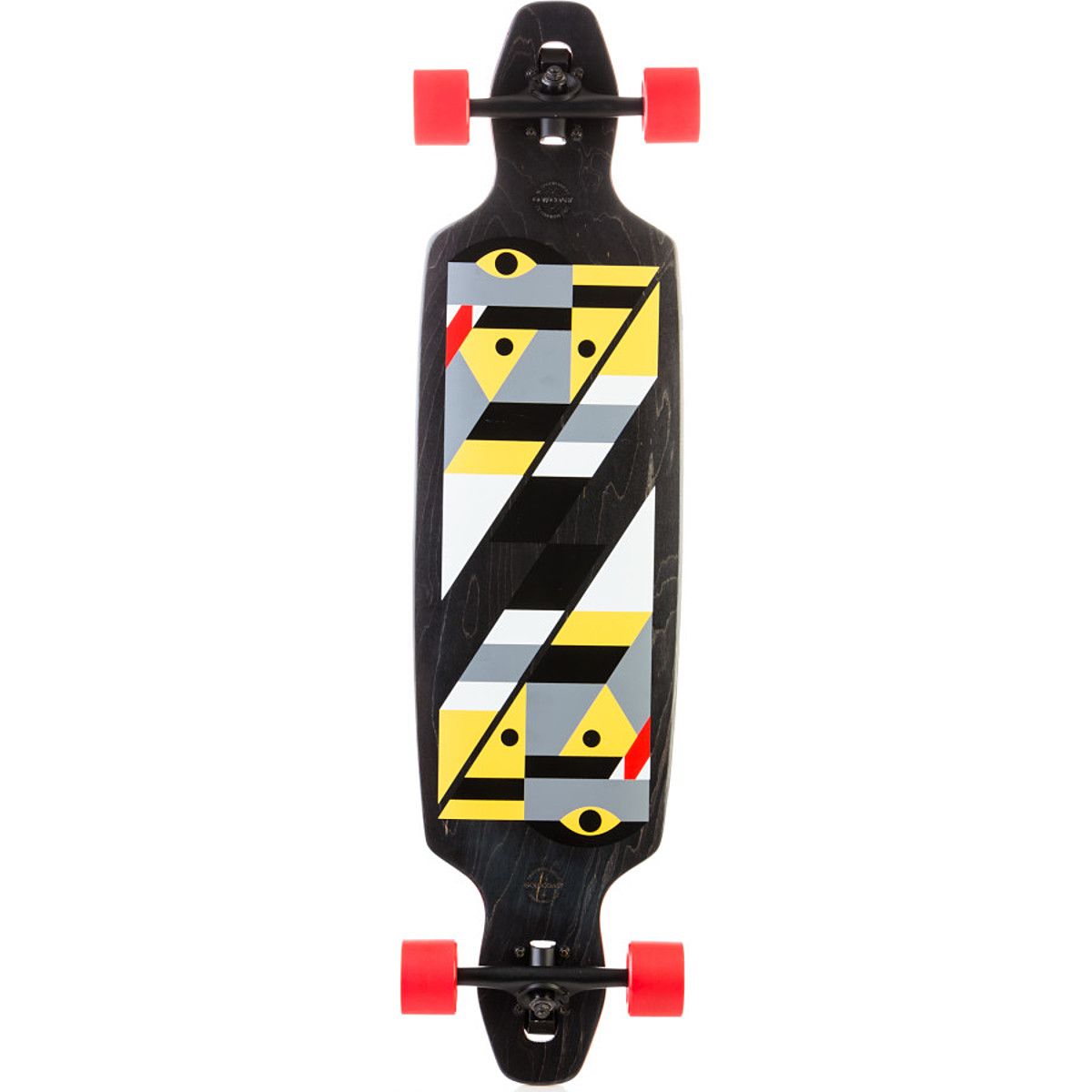 Gold Coast Serpentagram Complete Longboard Black, One Size