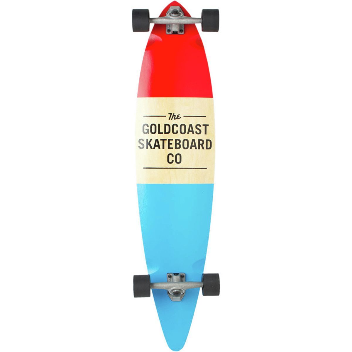Gold Coast Standard Longboard Red/Blue, One Size