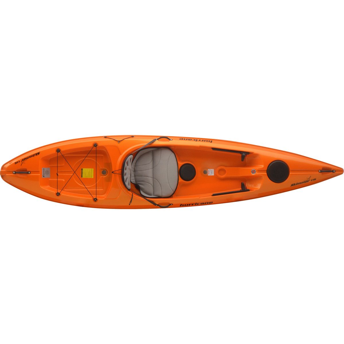 Color:Mango:Hurricane Skimmer 116 Sit-On-Top Kayak