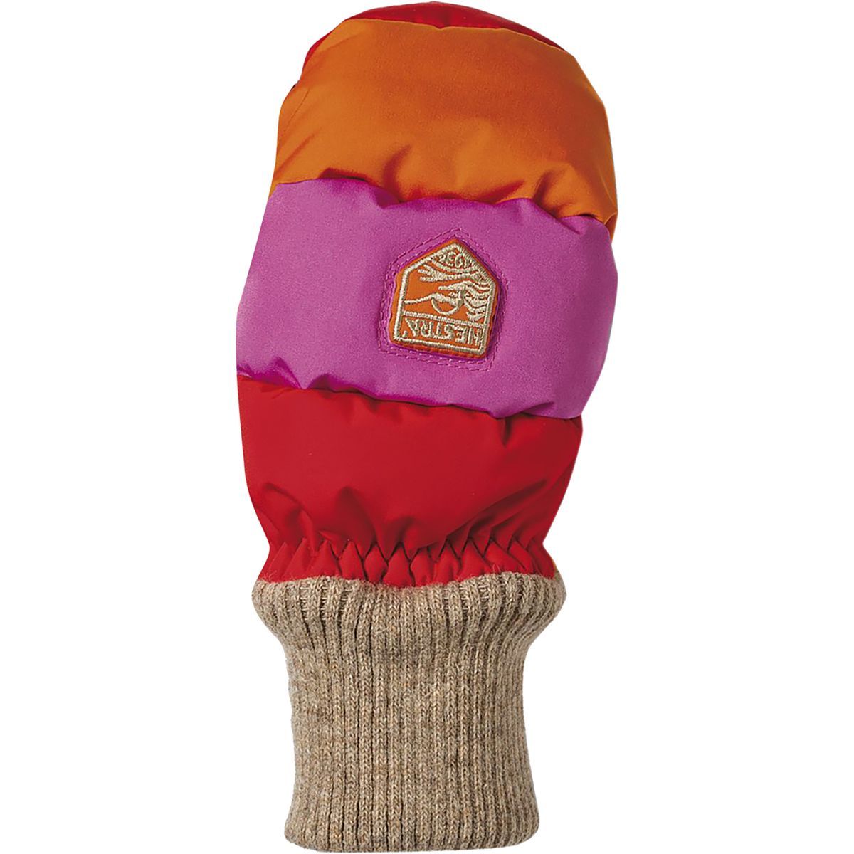 Hestra SwissWool Loft Junior Mitten - Kids Light Red/Cerise, 4