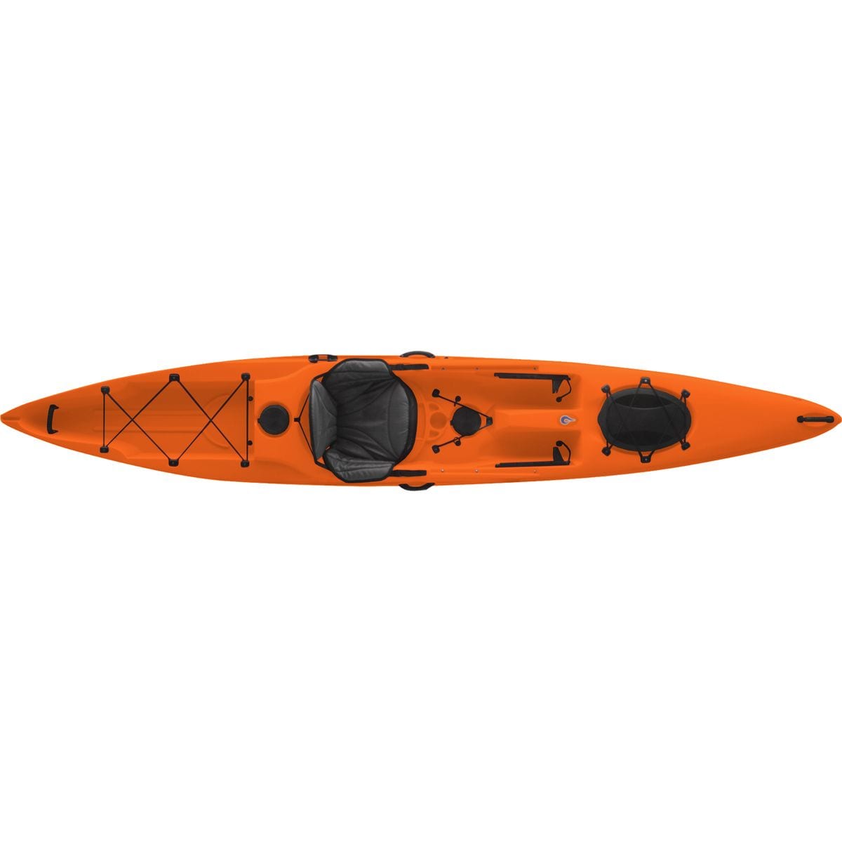 Color:Mango:Liquidlogic Kayaks Manta Ray 14 Kayak - Sit-On-Top