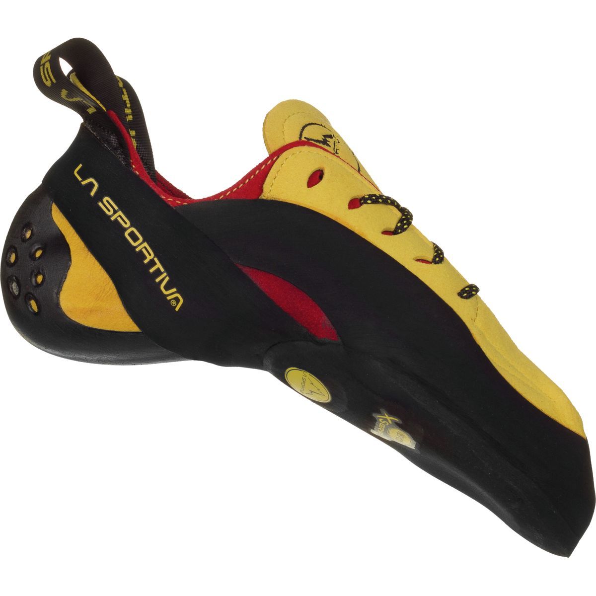 La Sportiva Testarossa Vibram XS Grip2 Climbing Shoe Red/Yellow, 41.5