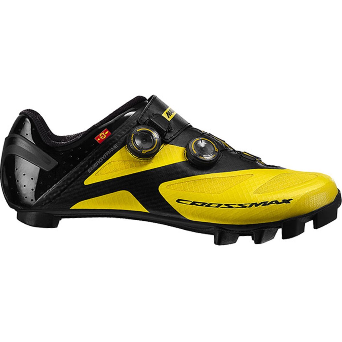 Mavic Crossmax SL Ultimate Shoe - Mens Yellow Mavic/Black, US 10.5/UK 10.0