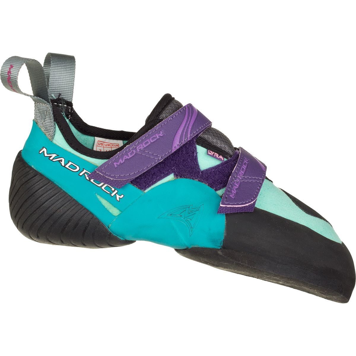 Mad Rock Lyra Climbing Shoe - Womens Teal/Purple, 8.5