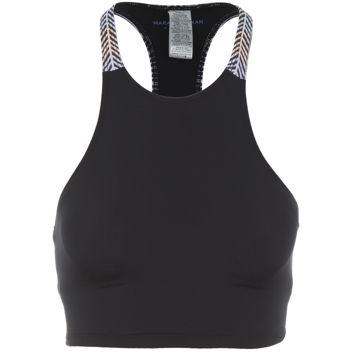 Mara Hoffman Voyager Combo Racerback Tank Sports Bra - Women