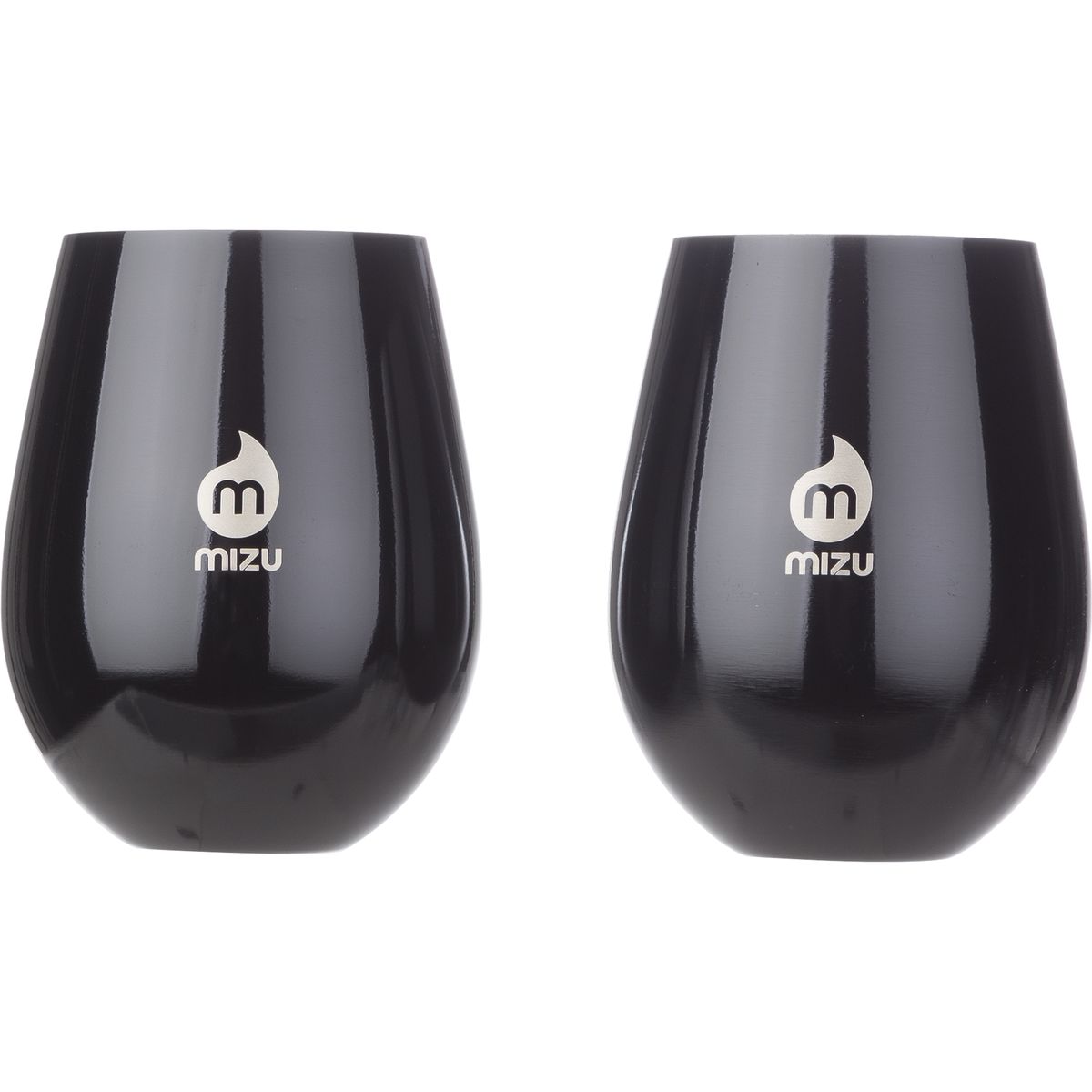 MIZU Wine Cup Set Glossy Black, One Size