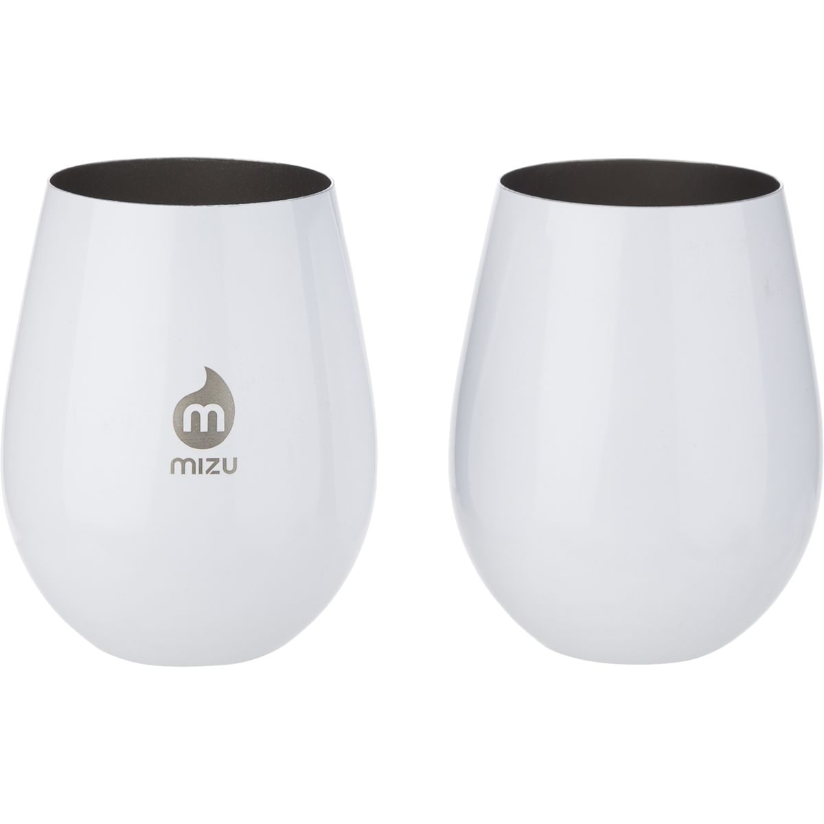 MIZU Wine Cup Set Glossy White, One Size