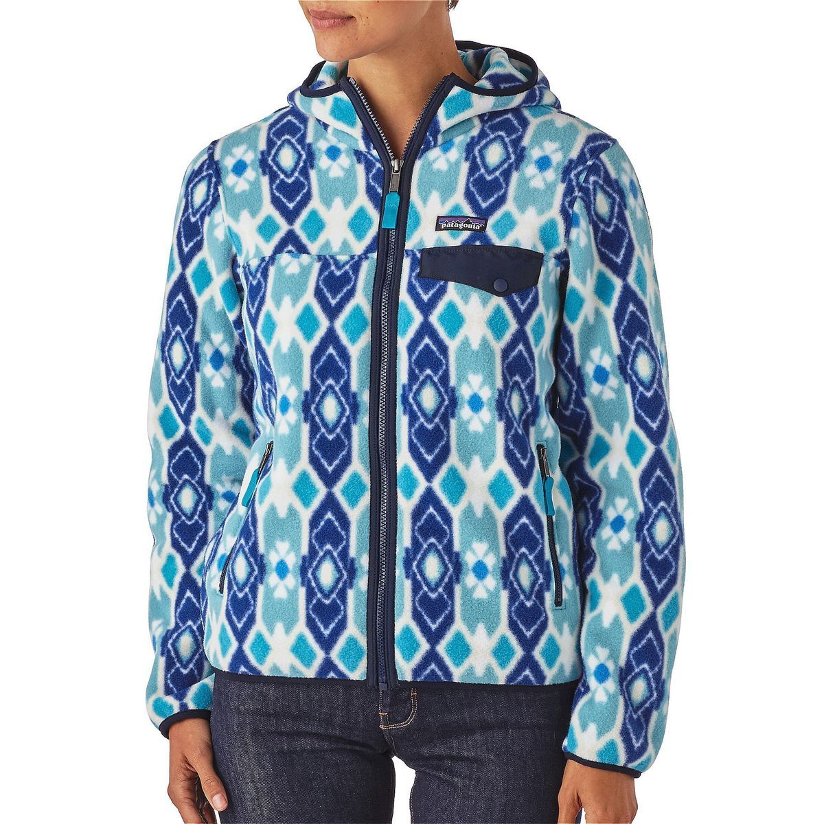 Patagonia Lightweight Snap-T Fleece Hooded Jacket - Women