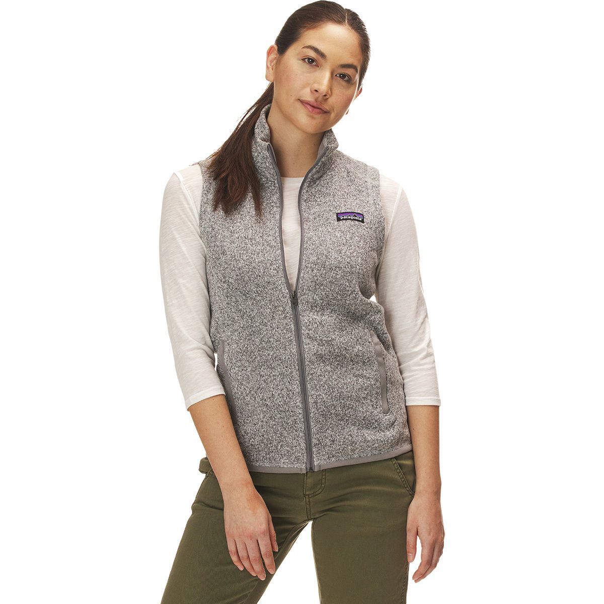 patagonia better sweater vest grey