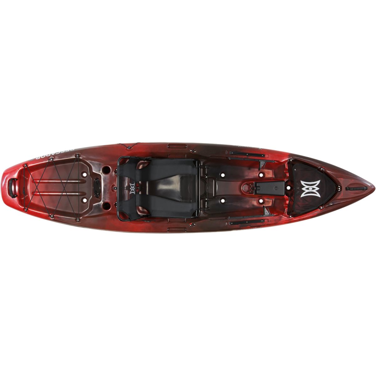 Color:Red Tiger Camo:Perception Pescador Pro 10.0 Kayak