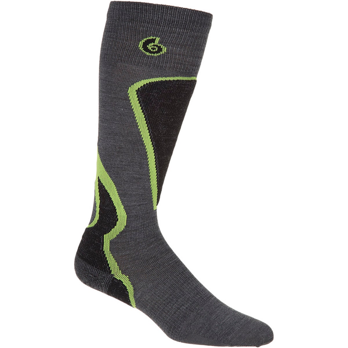 Point6 Ski Pro Lightweight Sock Gray, XL