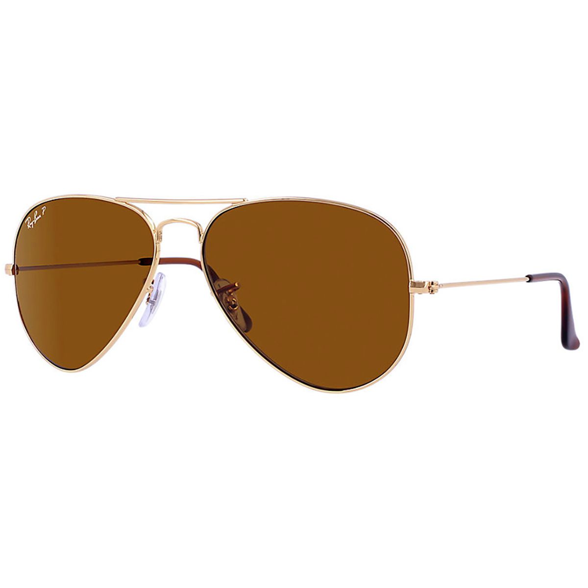 Ray-Ban Aviator Large Metal Sunglasses - Polarized Arista/Crystal Brown Polarized, L
