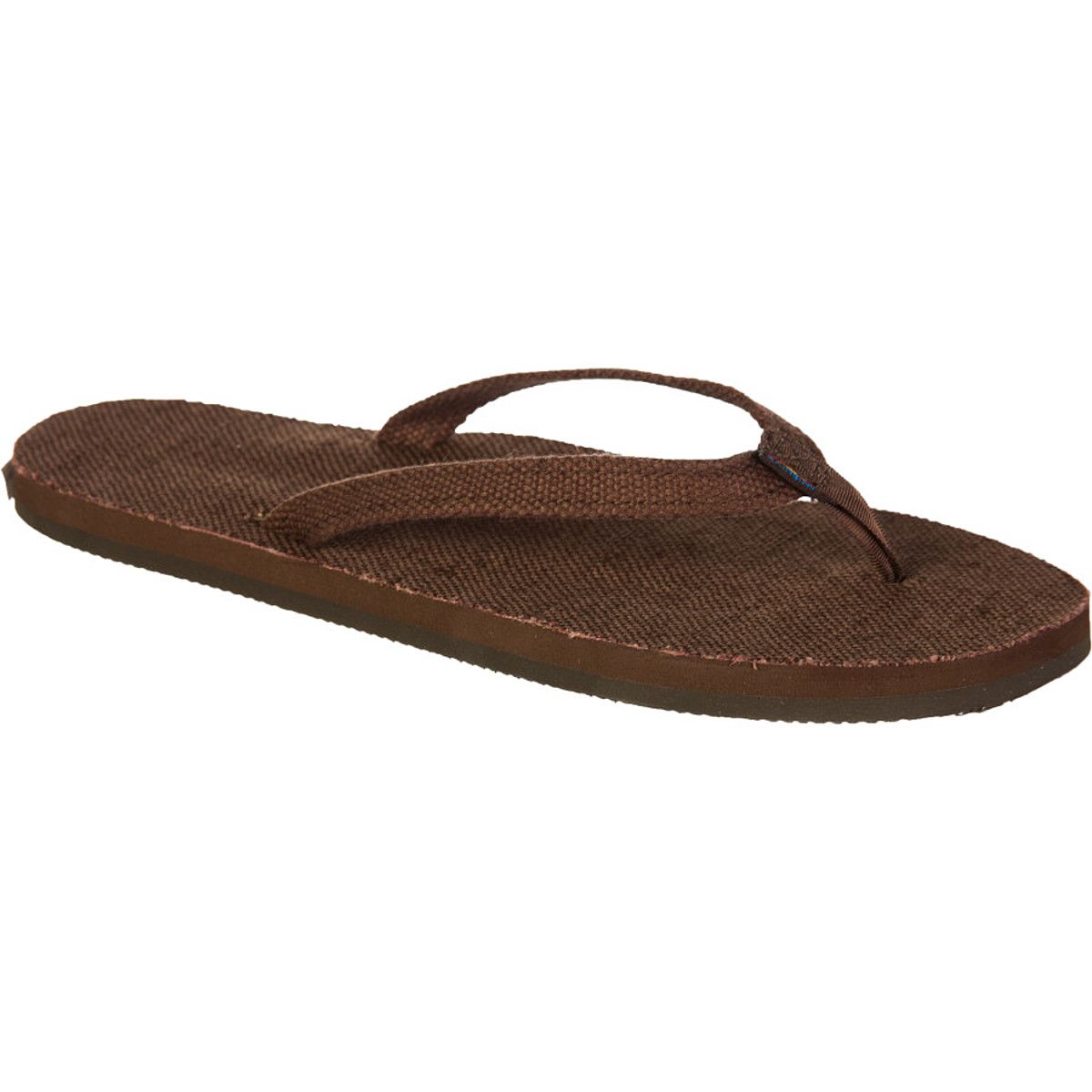 Rainbow Hemp Eco 301 Narrow Strap Sandal - Womens Brown, XL