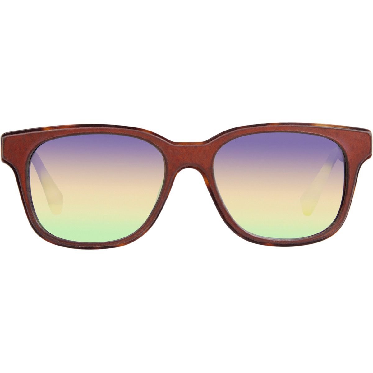 Revo Drake Sunglasses - Polarized Natural Leather/Green Water, One Size