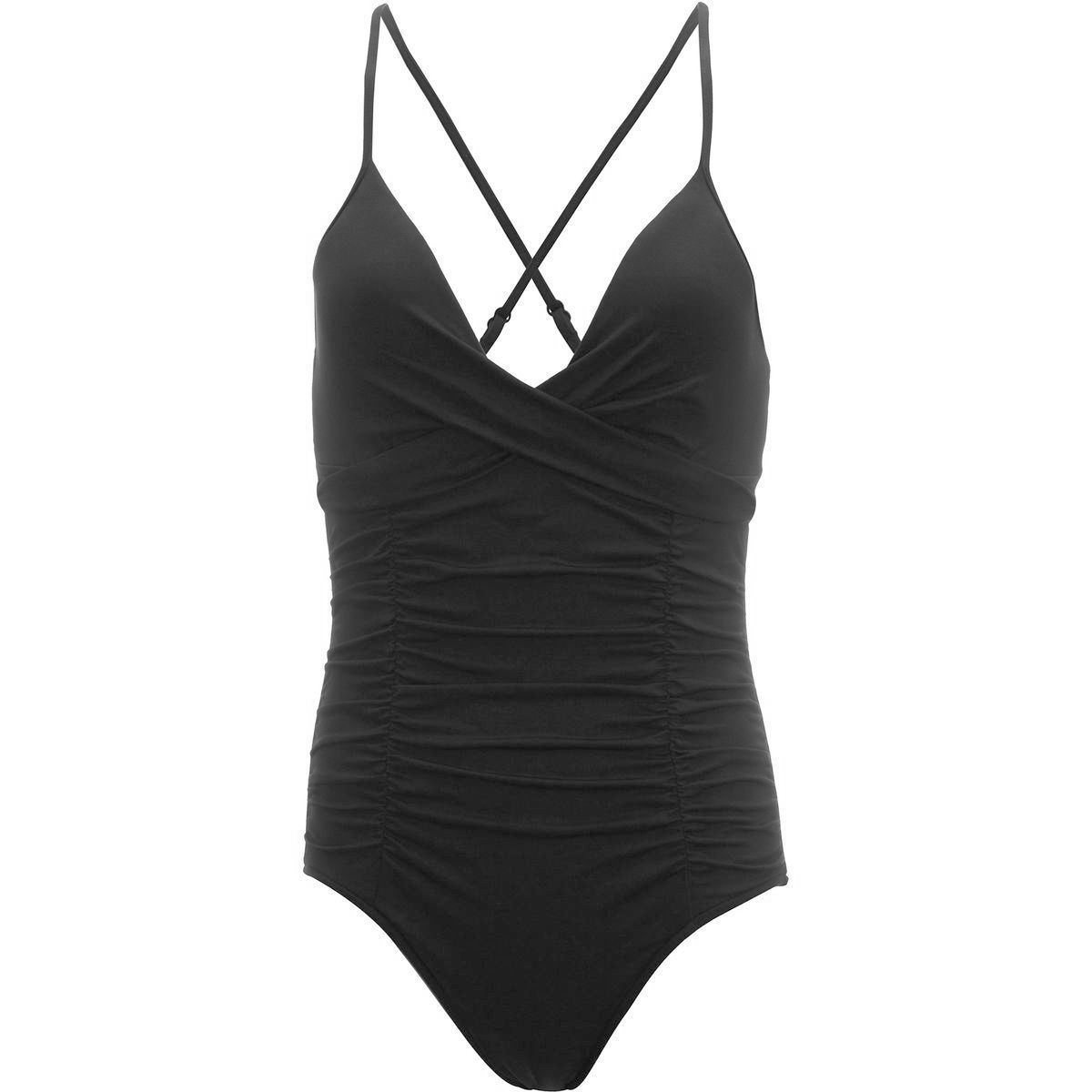 Seafolly Gathered Wrap Front Maillot One Piece Swimsuit - Women