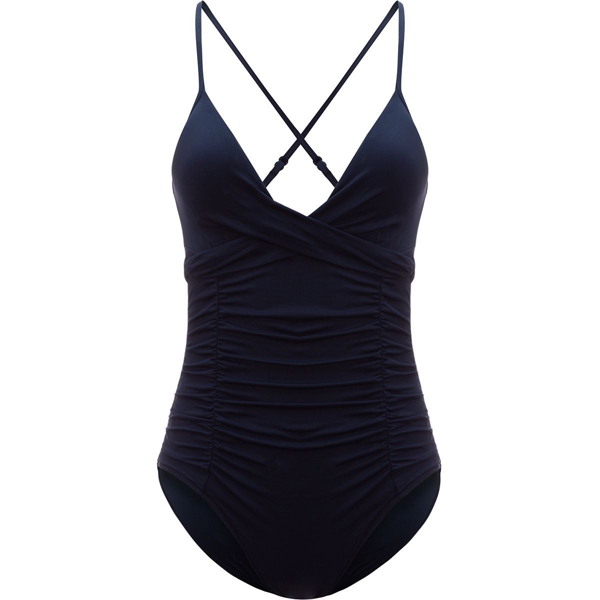 Seafolly Gathered Wrap Front Maillot One Piece Swimsuit - Women