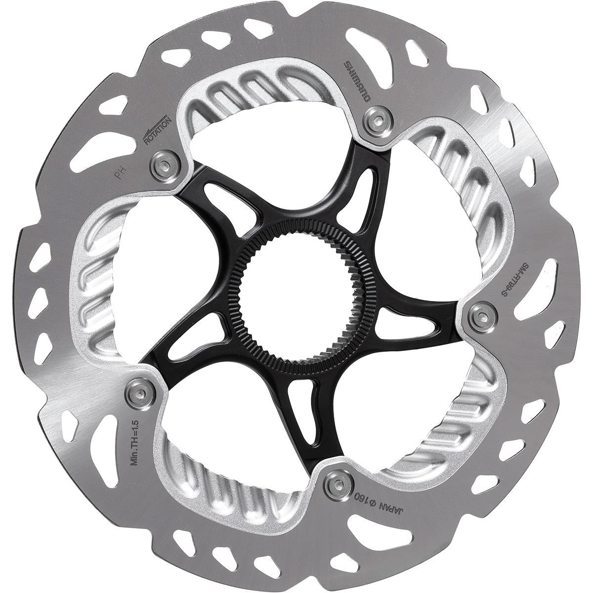 SHIMANO SAINT//XTR RT99M 180MM CENTERLOCK ICETECH DISC BRAKE ROTOR
