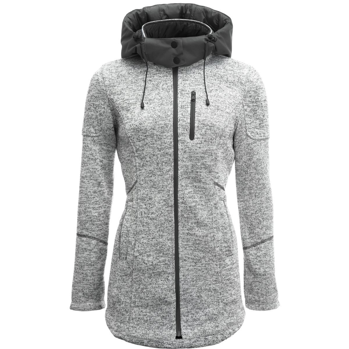 Stoic Long Sweater Fleece Jacket - Women