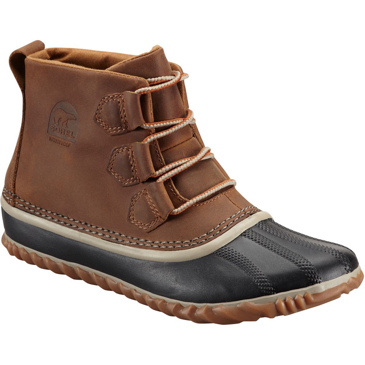 Sorel Out N About Leather Boot - Womens Elk, 7.0