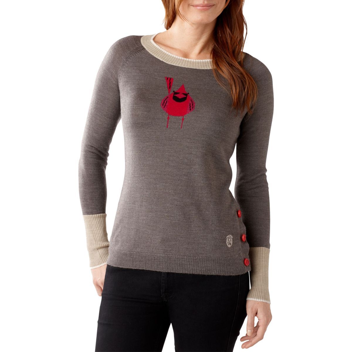 SmartWool Charley Harper Cardinal Intarsia Sweater - Women