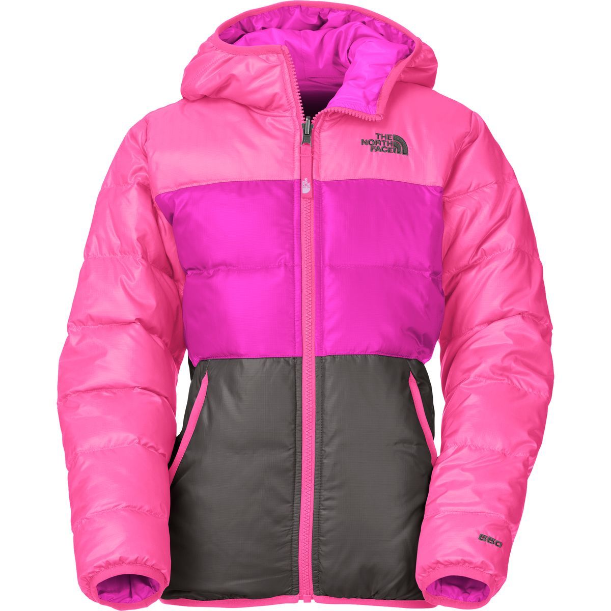 The North Face Moondoggy Reversible Down Jacket - Girls