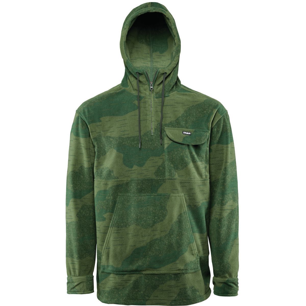ThirtyTwo Pulaski Printed Hooded Polar Fleece Jacket - Men