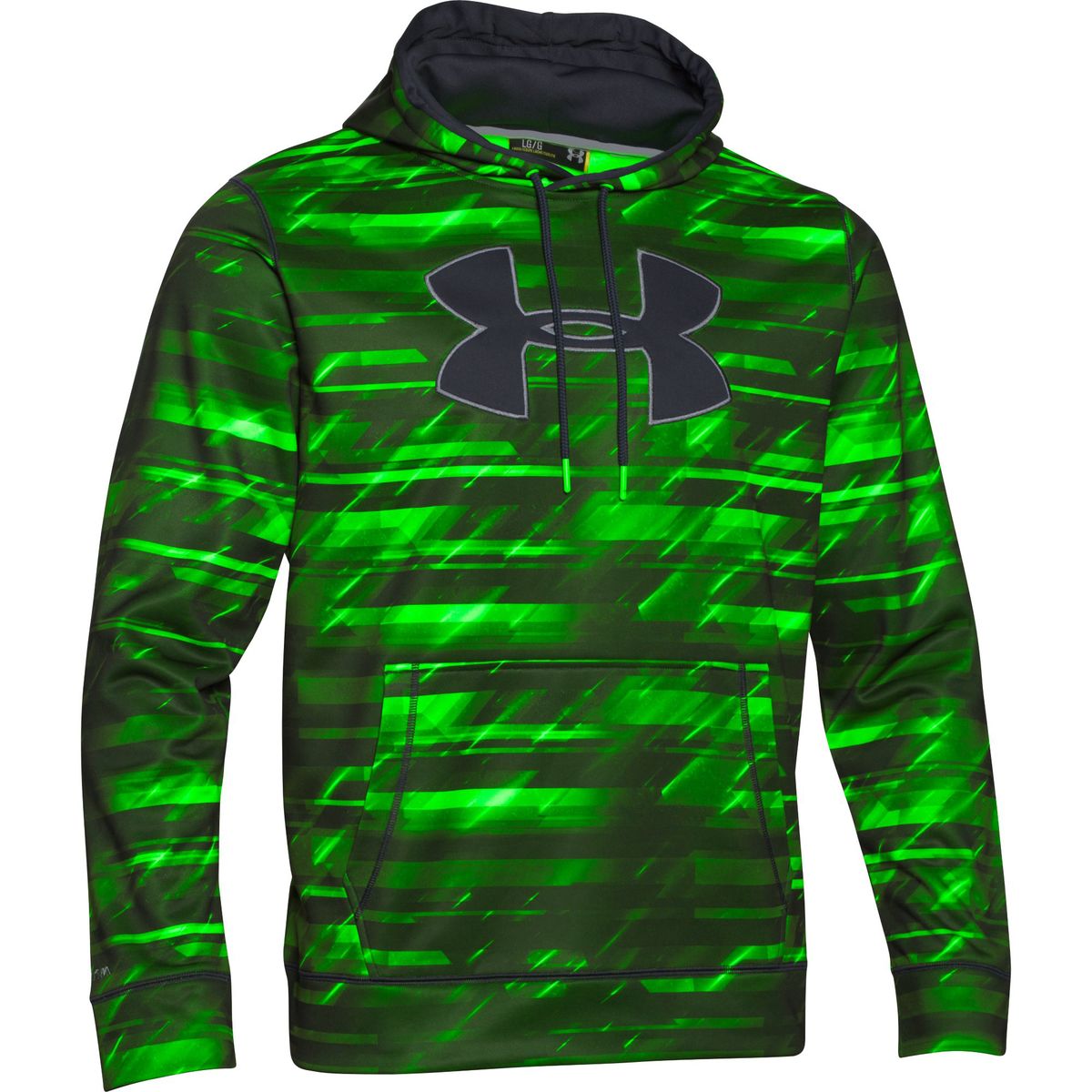 black and green under armour hoodie