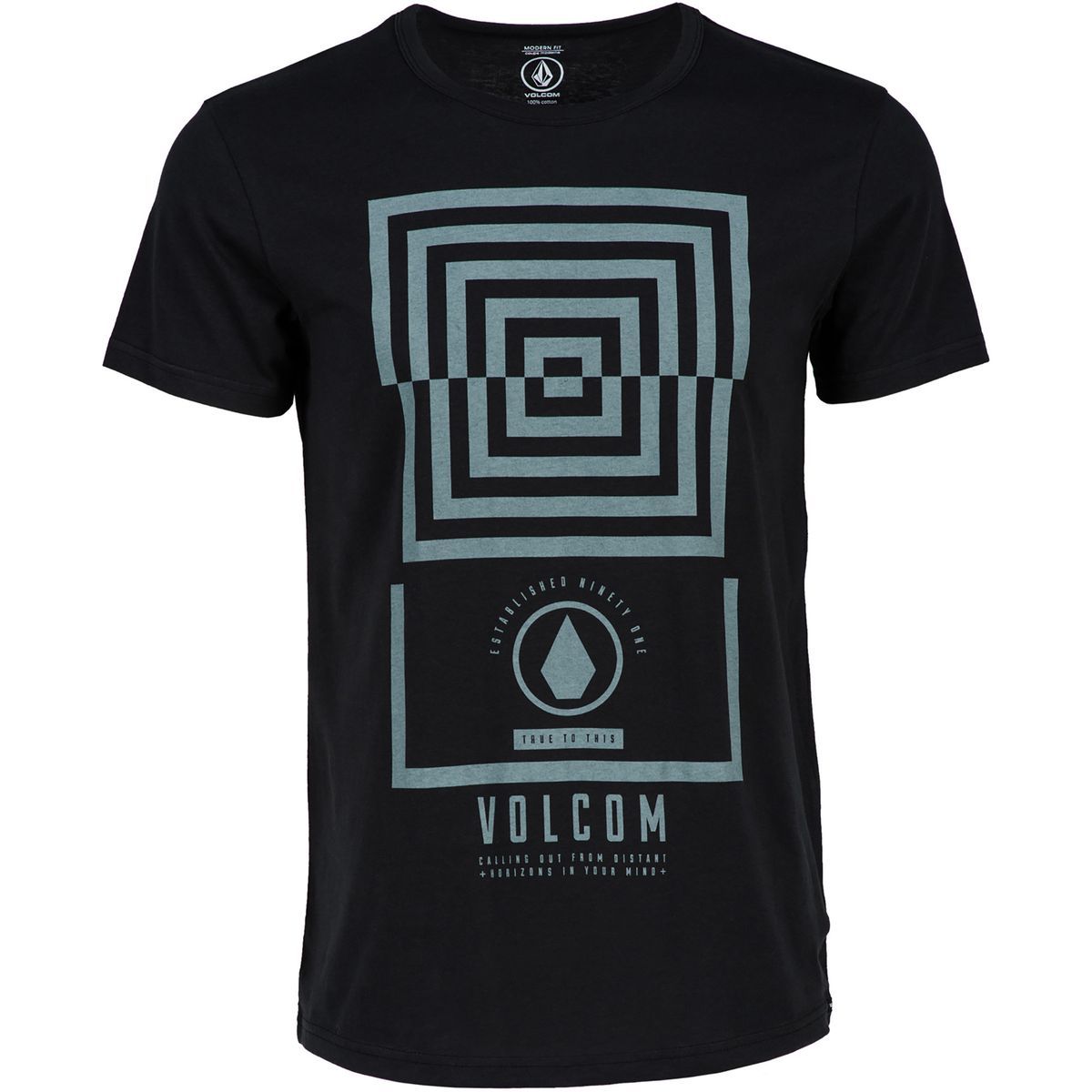 Volcom No Reality Open Neck Slim T-Shirt - Short-Sleeve - Men