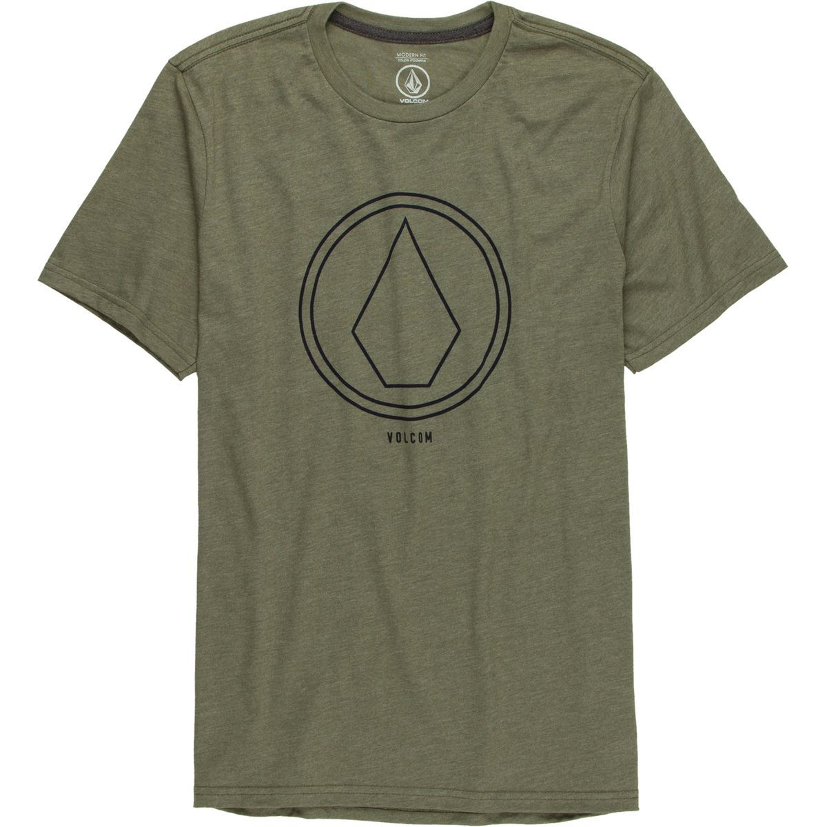 Volcom Pin Line Stone Slim T-Shirt - Short-Sleeve - Men