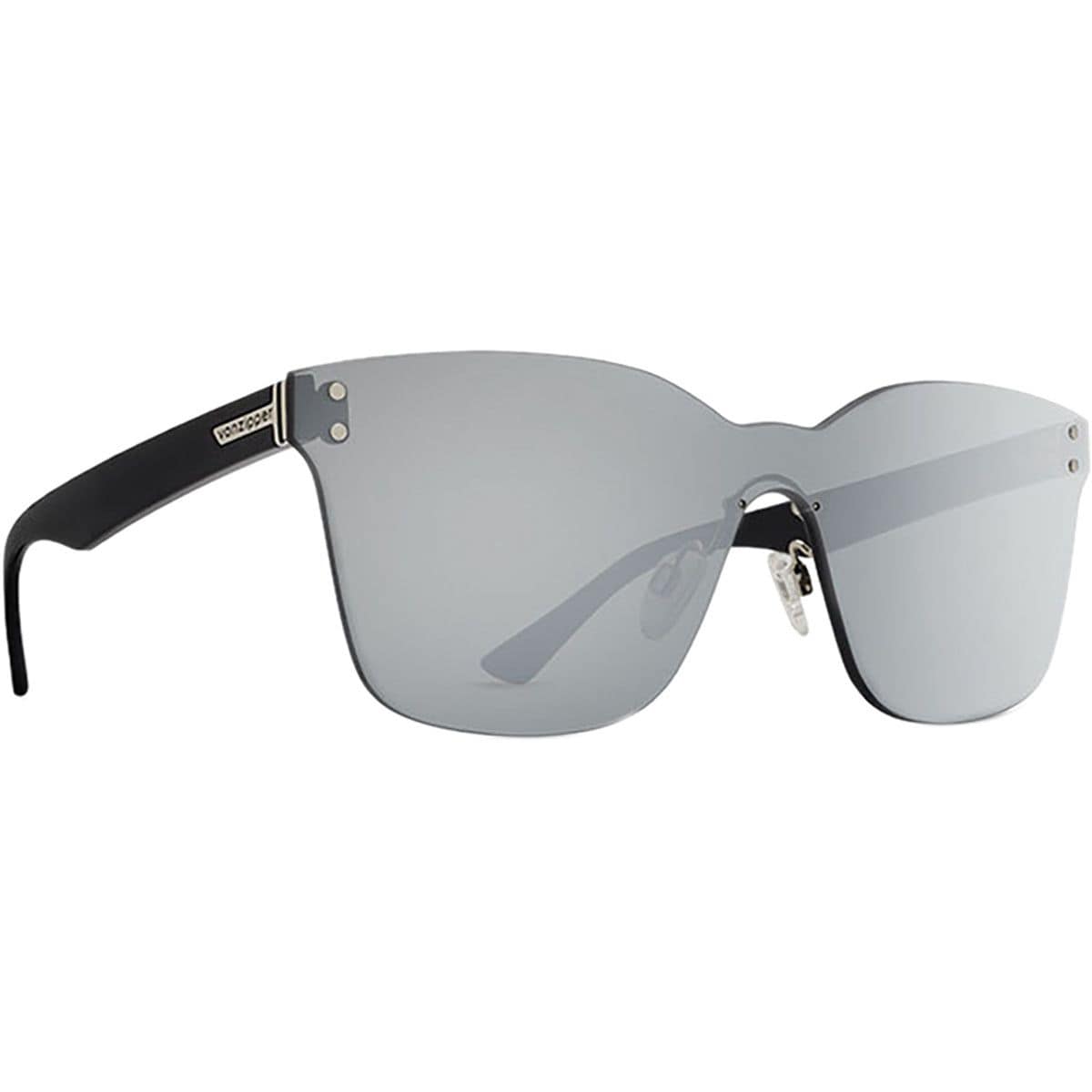 New VONZIPPER Sunglasses VZ ALT HOWL Gloss Black Frame w// Pink Flash Mirror