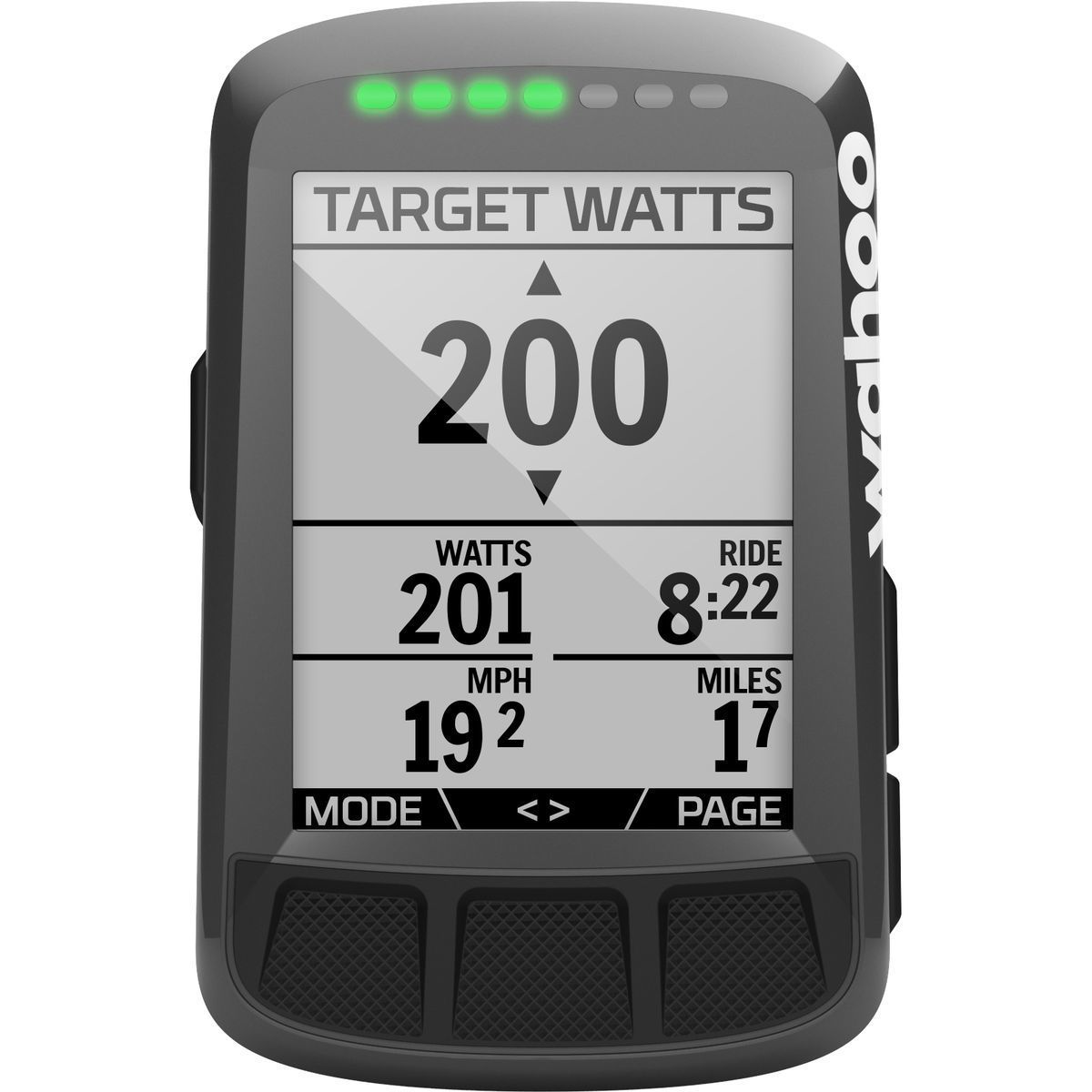 Wahoo Element Bolt negative display field Weight Weenies